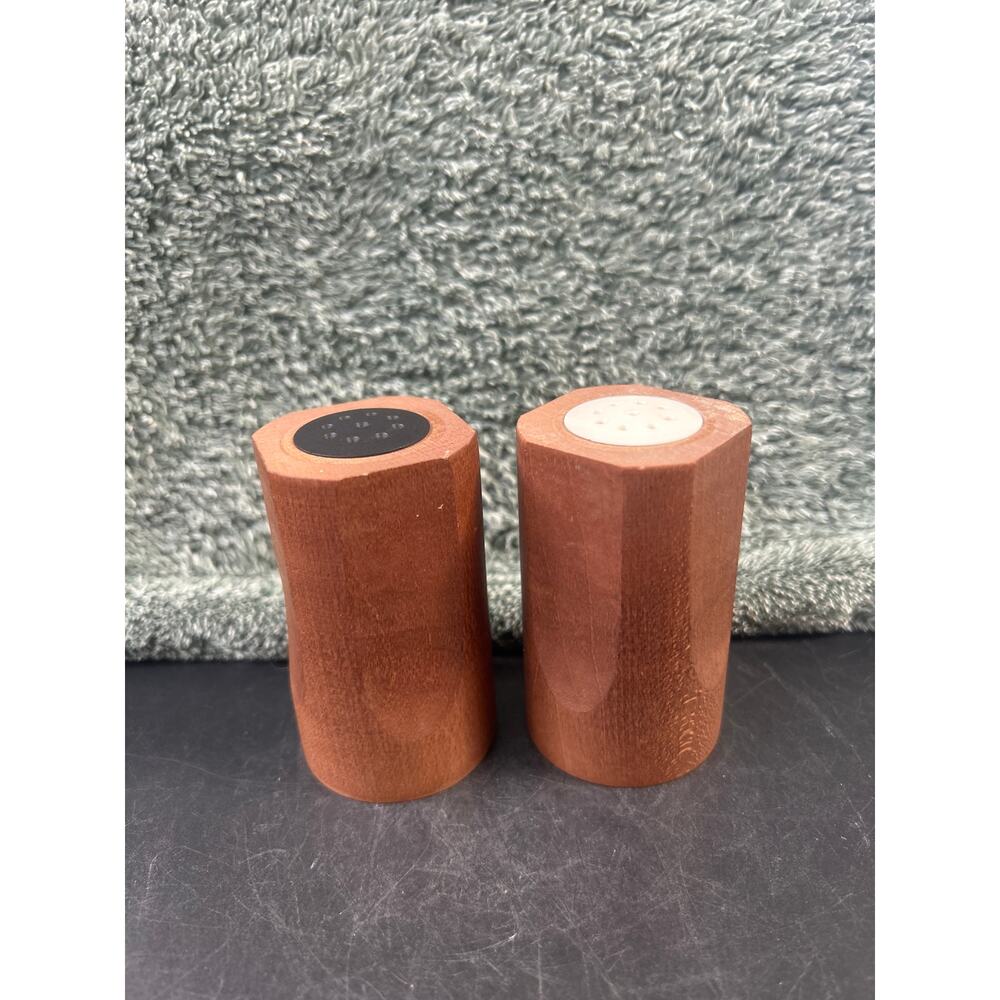 MCM Wooden Salt & Pepper Shakers